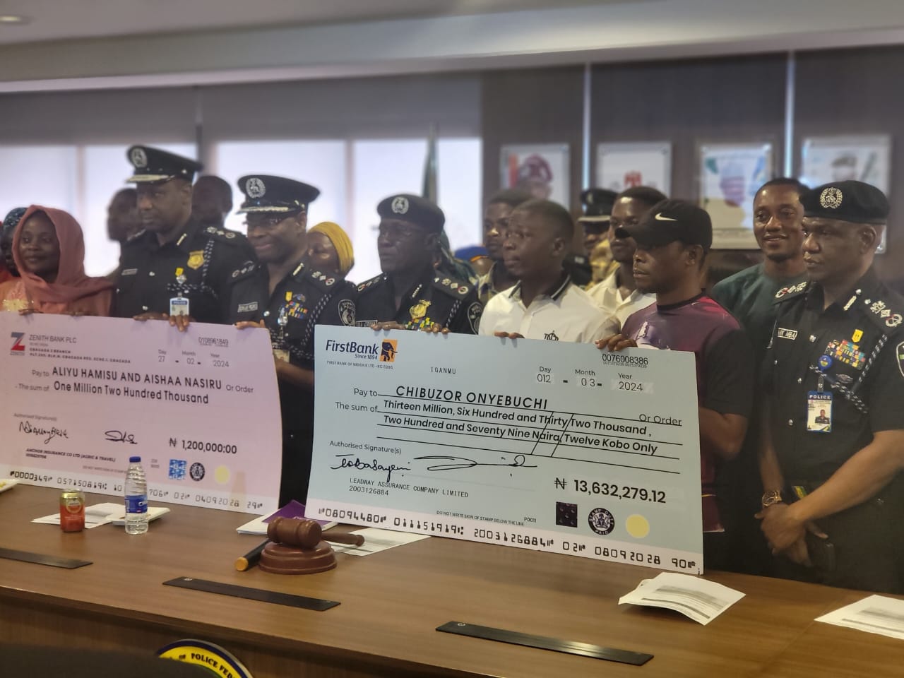 IGP presents over N1.5billion cheque to widows of slain policemen